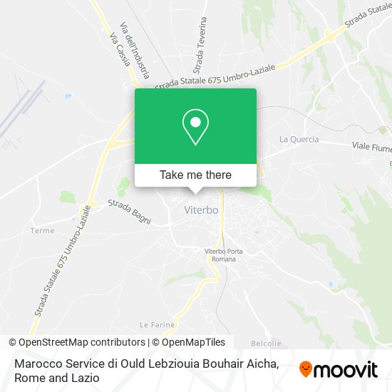 Marocco Service di Ould Lebziouia Bouhair Aicha map