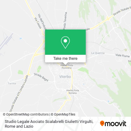 Studio Legale Aociato Scalabrelli Giulietti Virgulti map