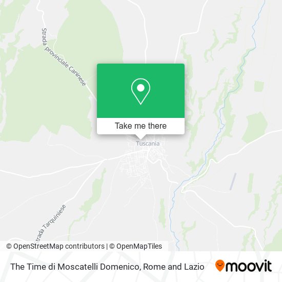 The Time di Moscatelli Domenico map