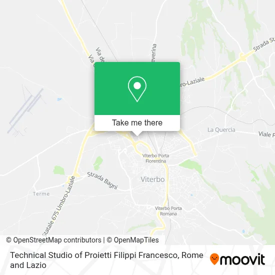 Technical Studio of Proietti Filippi Francesco map