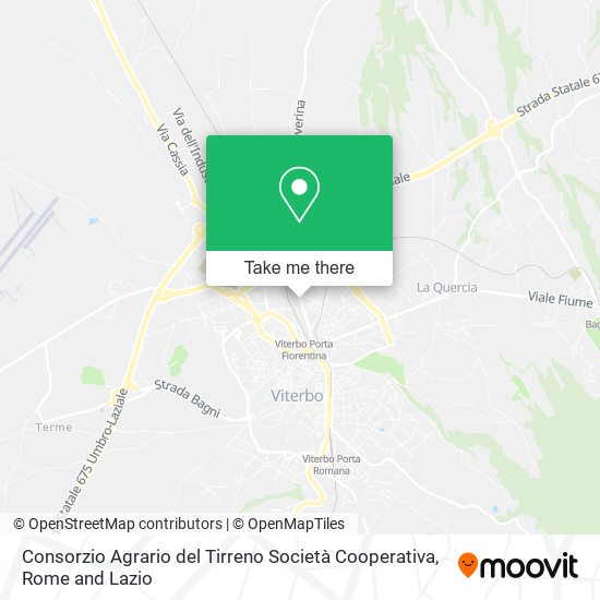 Consorzio Agrario del Tirreno Società Cooperativa map