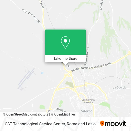 CST Technological Service Center map