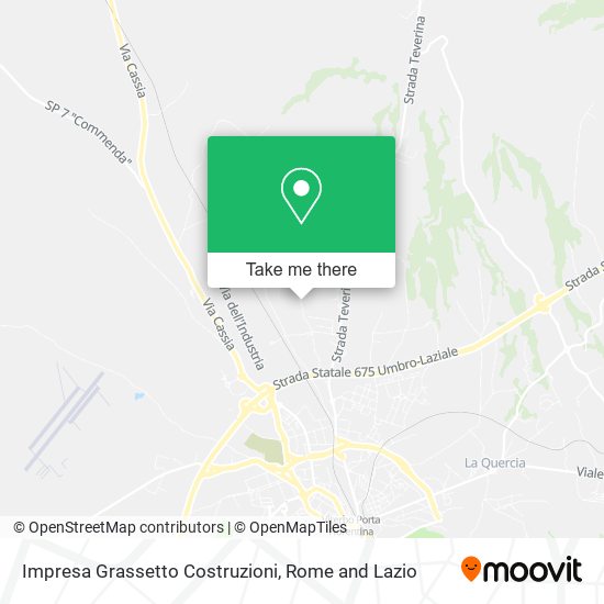 Impresa Grassetto Costruzioni map