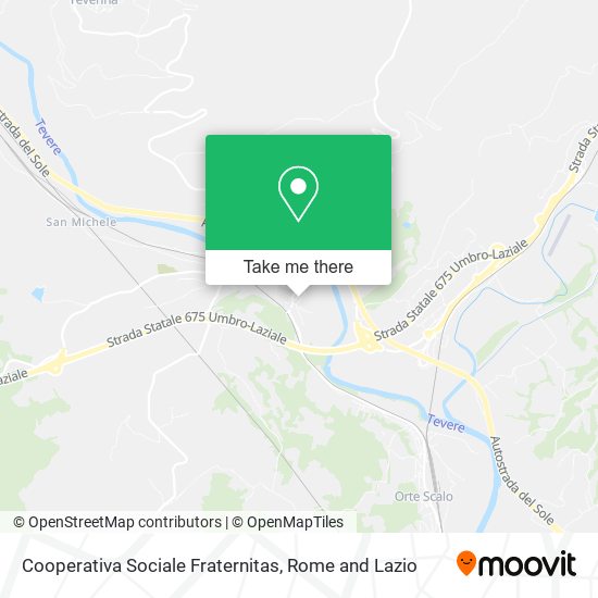 Cooperativa Sociale Fraternitas map