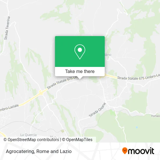 Agrocatering map