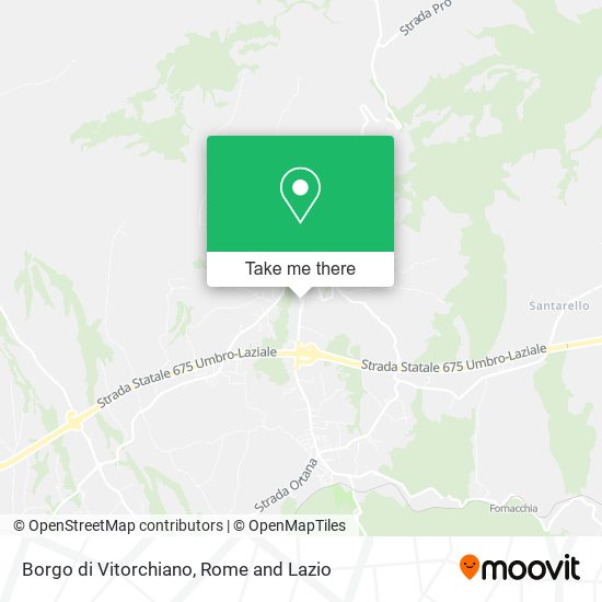 Borgo di Vitorchiano map