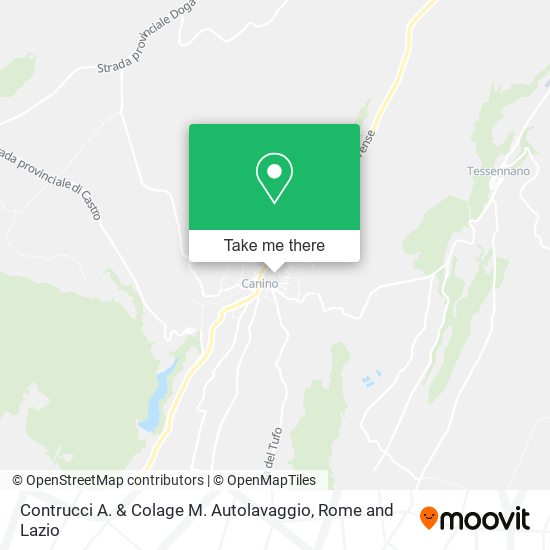 Contrucci A. & Colage M. Autolavaggio map