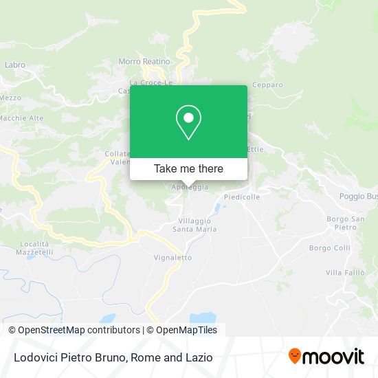 Lodovici Pietro Bruno map