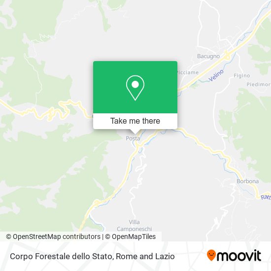 Corpo Forestale dello Stato map