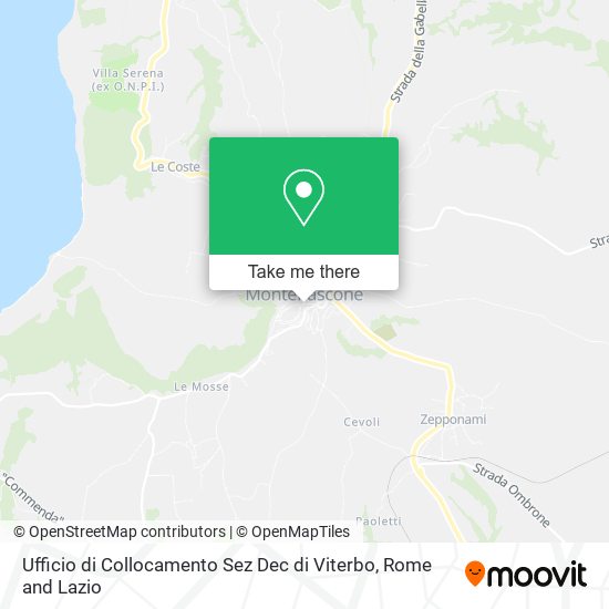 Ufficio di Collocamento Sez Dec di Viterbo map