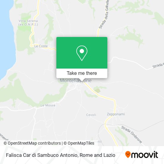 Falisca Car di Sambuco Antonio map