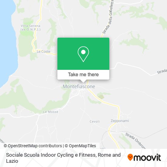 Sociale Scuola Indoor Cycling e Fitness map