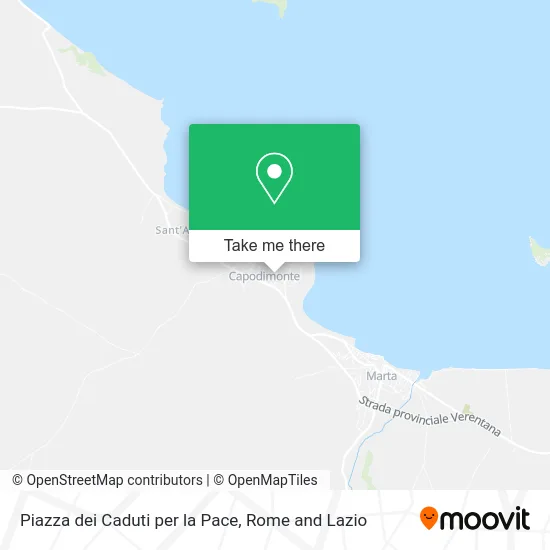 Square of the Fallen for Peace map