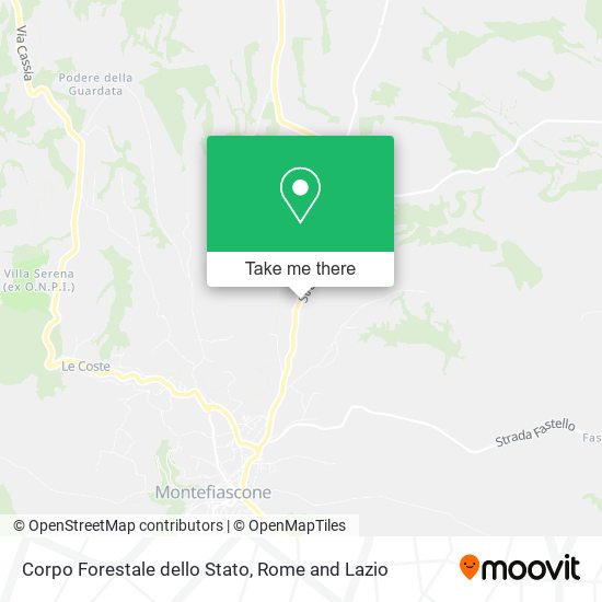 Corpo Forestale dello Stato map