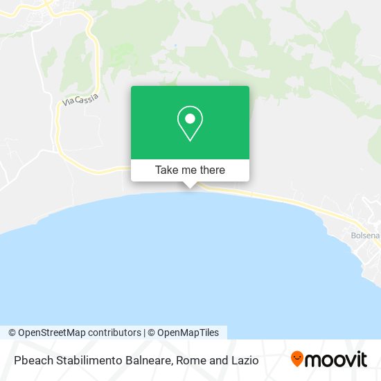 Pbeach Stabilimento Balneare map