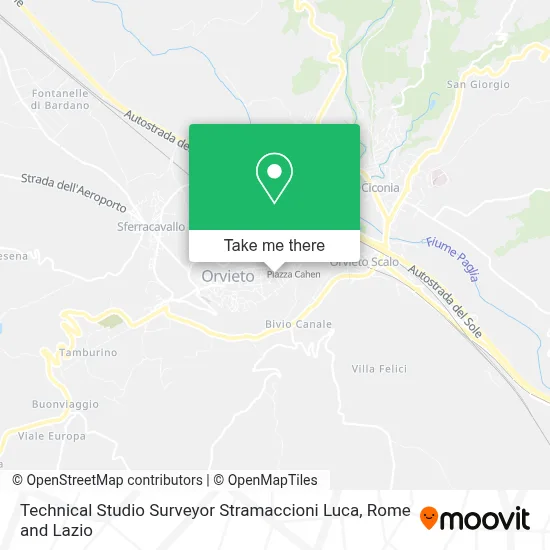 Technical Studio Surveyor Stramaccioni Luca map