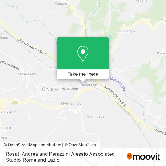 Rosati Andrea and Perazzini Alessio Associated Studio map