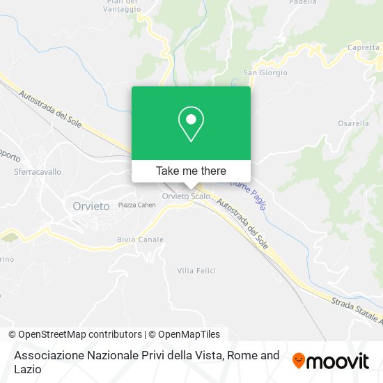 Associazione Nazionale Privi della Vista map