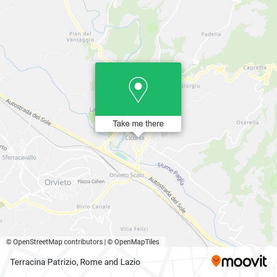 Terracina Patrizio map
