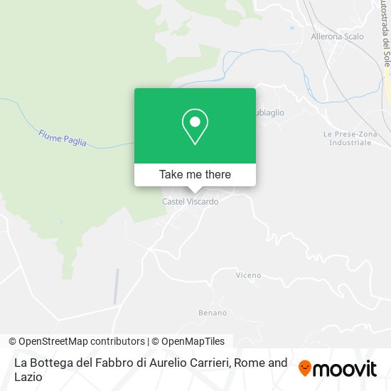 La Bottega del Fabbro di Aurelio Carrieri map