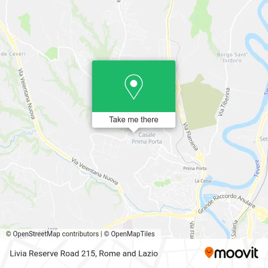 Livia Reserve Road 215 map