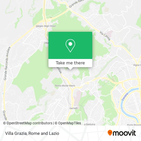 Villa Grazia map