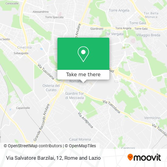 Via Salvatore Barzilai, 12 map