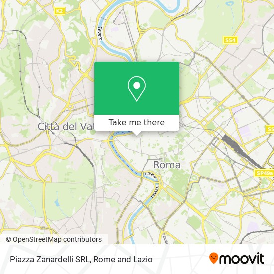 Piazza Zanardelli SRL map