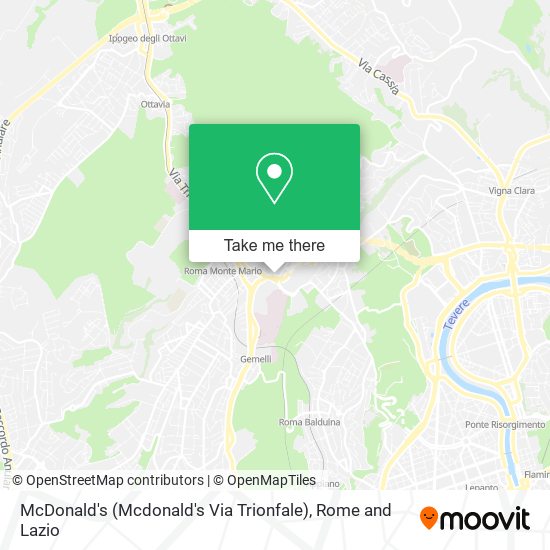 McDonald's (Mcdonald's Via Trionfale) map