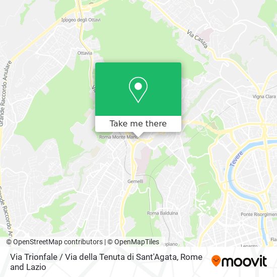 Via Trionfale / Via della Tenuta di Sant'Agata map