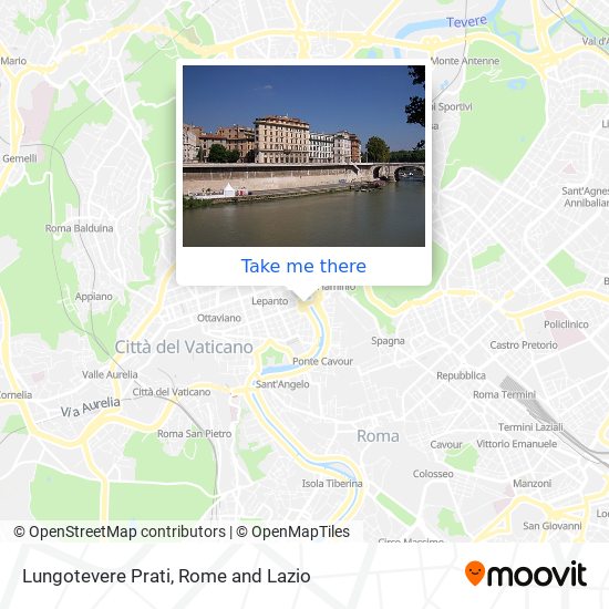 Lungotevere Prati map