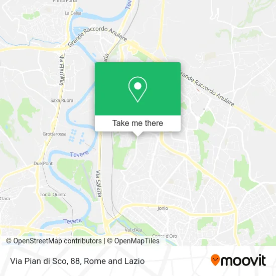 Via Pian di Sco, 88 map