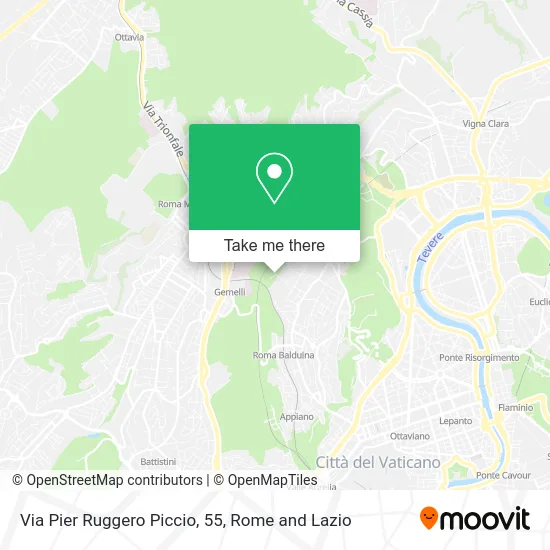 Pier Ruggero Piccio Street, 55 map