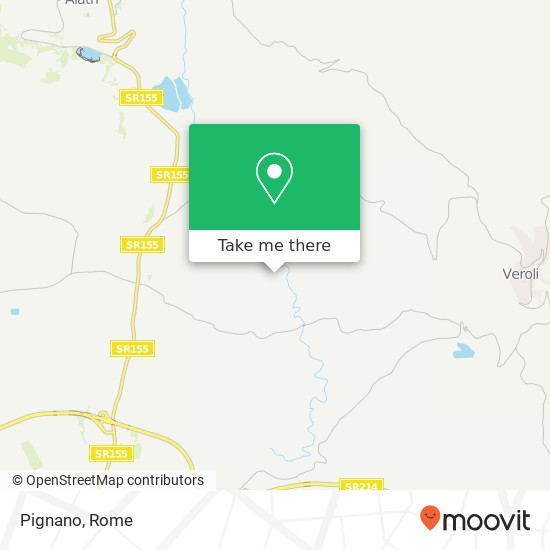 Pignano map