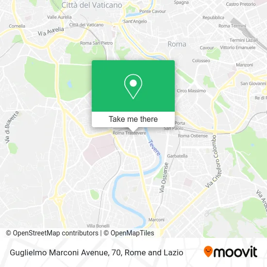 Guglielmo Marconi Avenue, 70 map