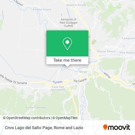 Cnvs Lago del Salto Page map