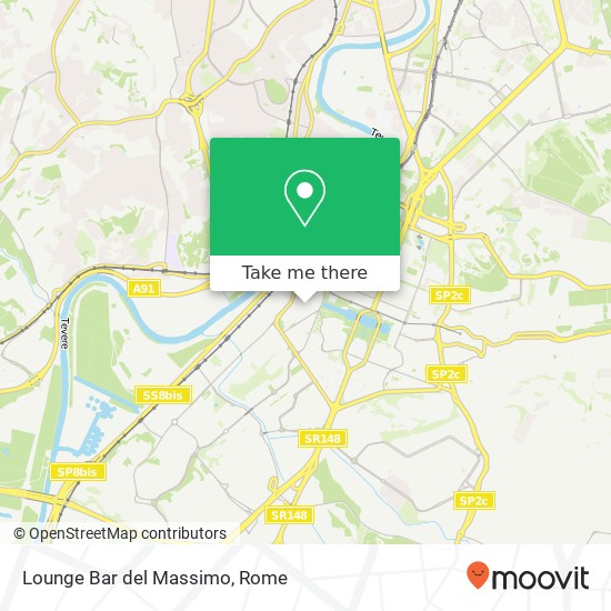 Lounge Bar del Massimo map