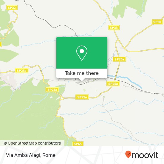 Via Amba Alagi map