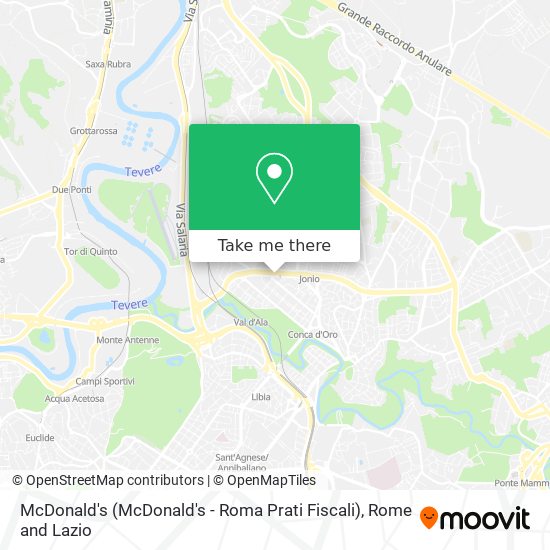 McDonald's (McDonald's - Roma Prati Fiscali) map