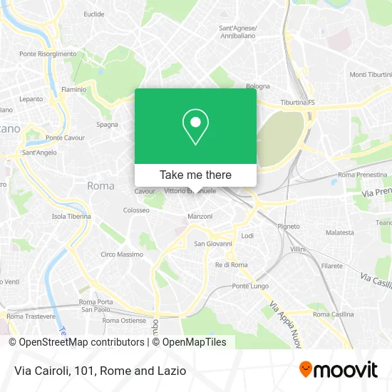 Cairoli Street, 101 map