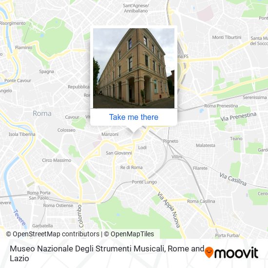 Museo Nazionale Degli Strumenti Musicali map