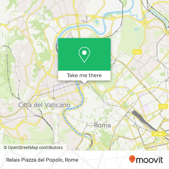 Relais Piazza del Popolo map