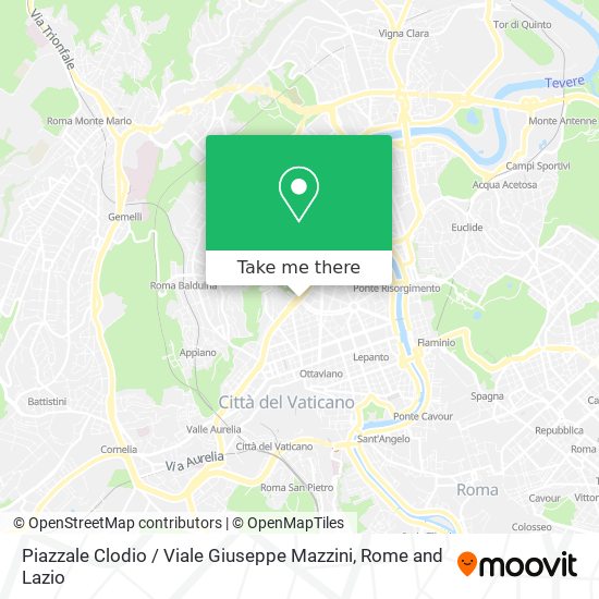 Piazzale Clodio / Viale Giuseppe Mazzini map