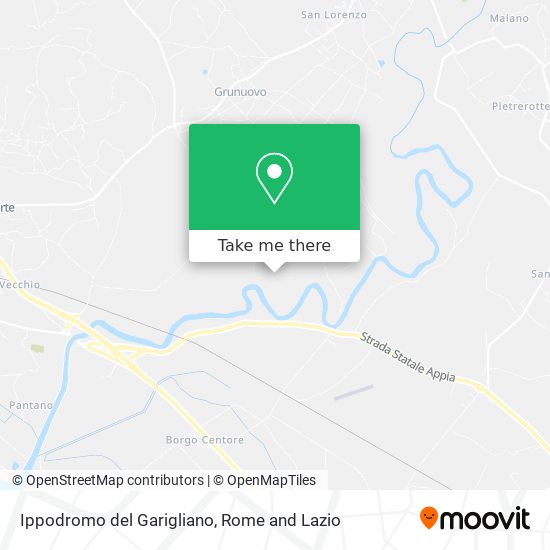 Ippodromo del Garigliano map