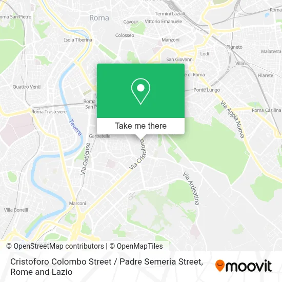 Cristoforo Colombo Street / Padre Semeria Street map
