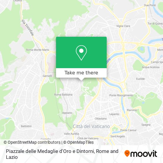 Piazzale delle Medaglie d'Oro e Dintorni map