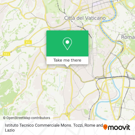 Istituto Tecnico Commerciale Mons. Tozzi map