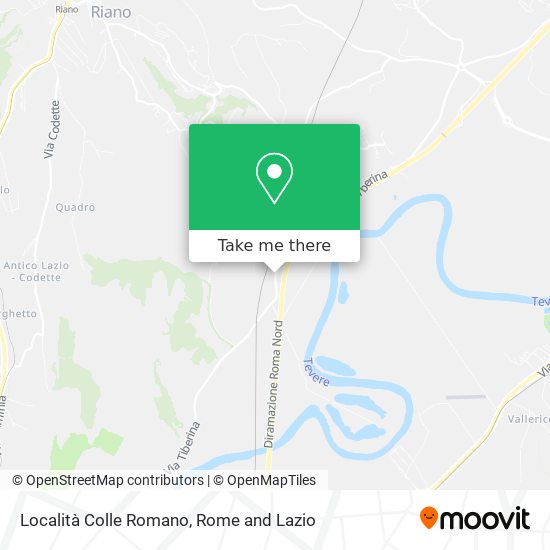 Località Colle Romano map