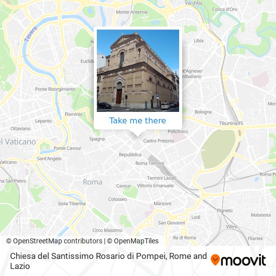 Chiesa del Santissimo Rosario di Pompei map