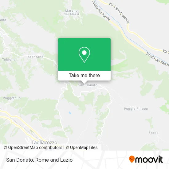 San Donato map